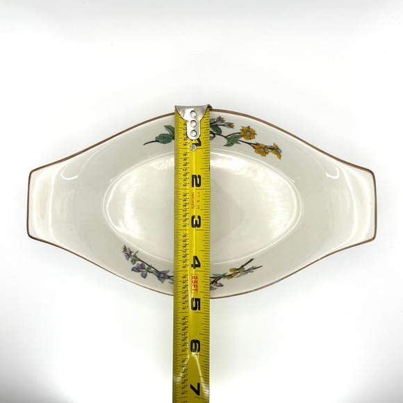 Woodhill Fine Bakeware Au Gratin Dishes Floral Design Oven Safe Set of 2 - Picture 6 of 8